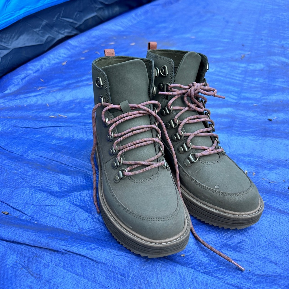 Teva Olive Lace-Up Boots